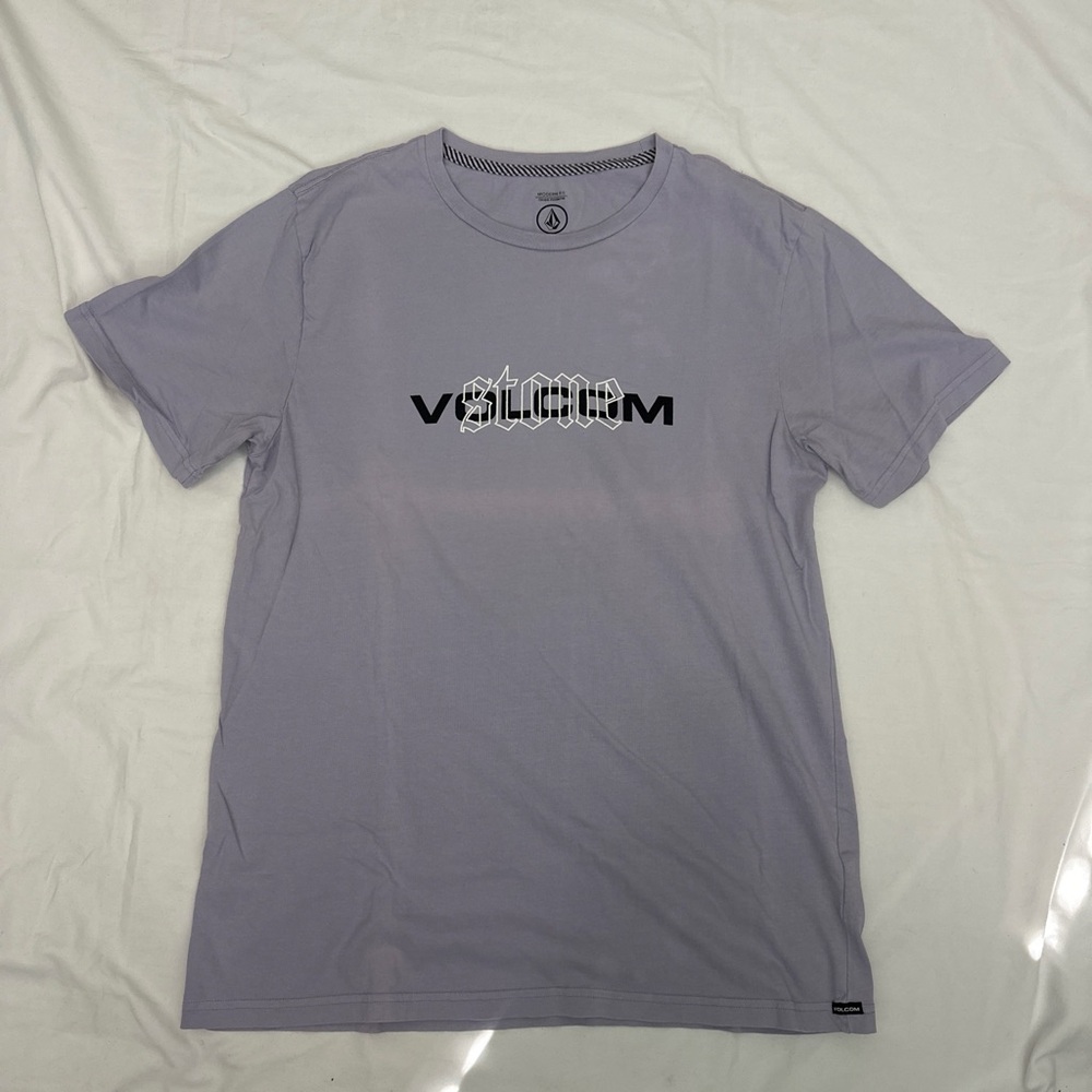 Volcom Lavender Short Sleeve T Sz Large